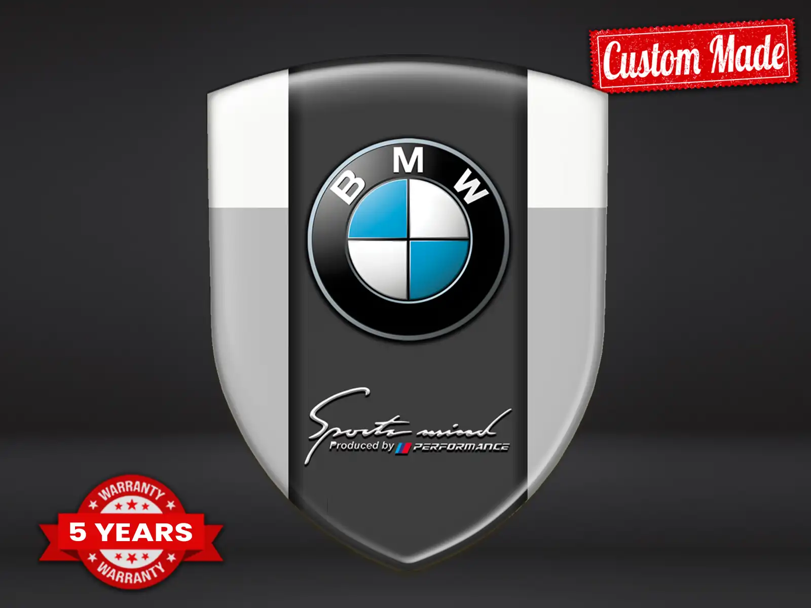 BMW Stoßstangenaufkleber Maßgefertigt Luxus Edition